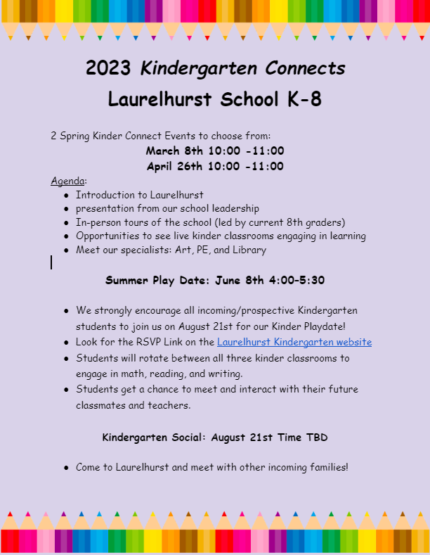 Connect to Kindergarten flyer